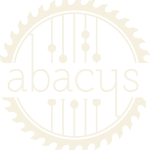 ABACUS brand logo on Parchment background, highlighting a balance between tradition and innovation.